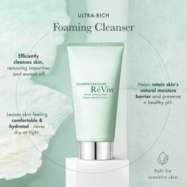 RéVive RéVive Foaming Facial Cleanser - Hydrating Face Wash Enriched with Vitamin E for Increased Skin Barrier Protection - Removes Impurities and Excess Oil to Reveal Fresh, Clean Skin (4.2 oz)