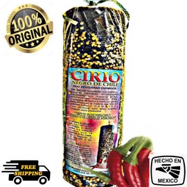 Veladora de Chile / Cirio Negro Preparado/ Black Chile Ritual Candle Fixed/ XL