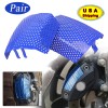 Unbranded Blue Front Caliper Screen Inserts for Harley Electra Street