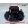 Women's Organza Church British Fascinator Bridal Tea Party Wedding Hat