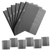 Angoily 12pcs Filing Products Office Organisation Folders Reusable Plastic Binder