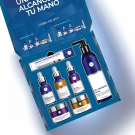 MIST JEWEL Kit Facial Luxe skincare completo Cremas día y noche, 3 Serum, limpiador facial y crema contorno de ojos  Paquete completo dia y noche de  