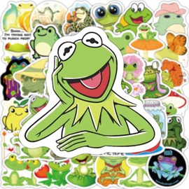 Frog Stickers for Laptop (100 Pieces), Gift for Children, Teenagers, Adults, Boys, Frog Stickers, Waterproof Vinyl Stickers for Scrapbooking, Skateboard, Car, Luggage