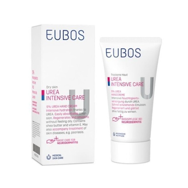 Eubos Urea 5% Hand Cream, 75ml