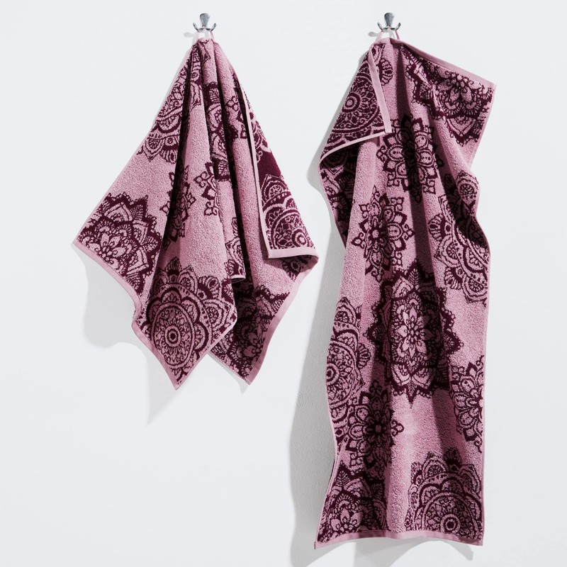 Erwin Müller Bühl Bath Towel Pack of 2 Walk-Terry Berry