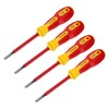 sourcing map 4pcs 1000v Insulated Electrician Screwdriver 5x100mm CR-V Magnetic