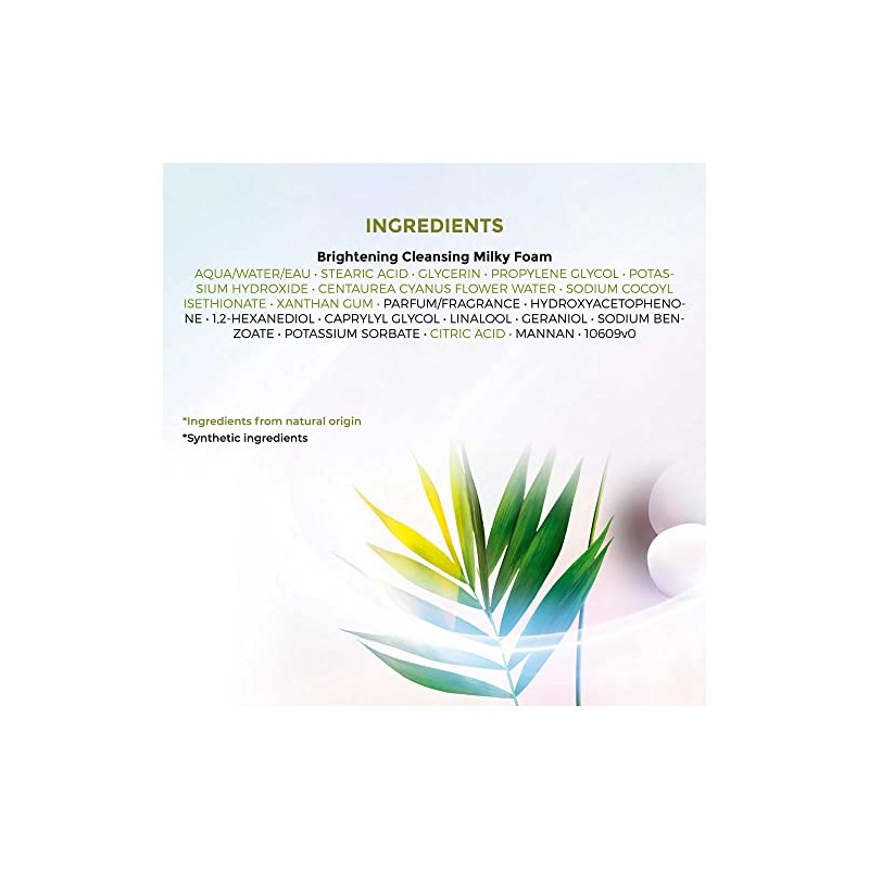 Yves Rocher Espuma Facial Limpiadora Iluminadora Bright Botanical 125 ml