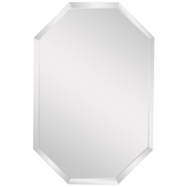 Spancraft Glass Octagon Beveled Mirror, 20" x 30"