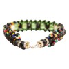 Ilde (pulsera) Tapete Zarabanda (ogun/verde/negro/multi)