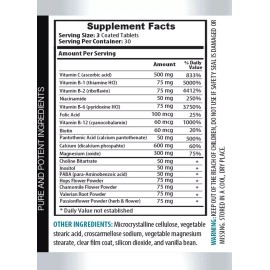 PRIVATE LABEL stress guard - STRESS B WITH C - blood pressure herbs supplement 2 BOTTLE