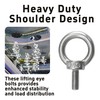 Runseaway 10PCS M5 x 11mm Machinery Shoulder Lifting Eye Bolts,