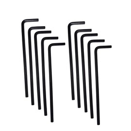 Eklind Tool 16105 5/64" Bright Short Hex-L Key Allen Wrench, Pack of 10