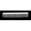 JRL Cutting Comb 7.7'' - White