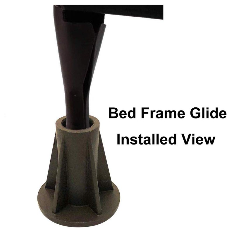 Home's Place Steel Stem Bed Frame Feet to Replace Wheels.