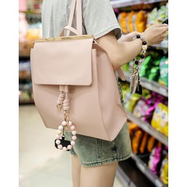 WEESMILE Silicone Key Ring Bracelet for Women | Stretchy Wrist Keychain Bracelet for Car Keys, Wallets, IDs, and Credit Cards (CowPrint)