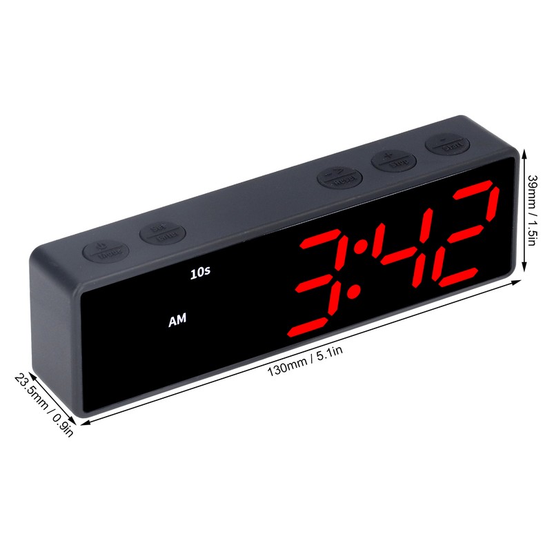 Training Timer LED Digital Timer Multifunctional Electronic Desktop Clock for