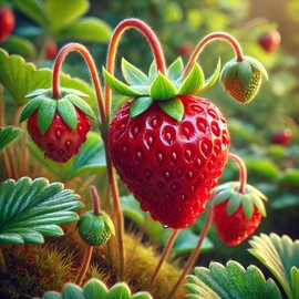 CEMEHA SEEDS - Seeds Alpine Strawberry Regina Everbearing Berries Indoor Non GMO Fruits for Planting