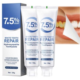 2Pcs Repair Toothpaste, Fluoride-Free & Natural Formula for Sensitive Teeth Care, 240g