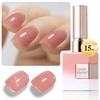 Double Rhythm 0.50 OZ Translucent Gel Polish Same Color Same