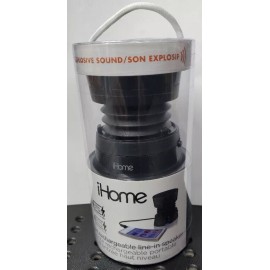 iHome Rechargeable Portable Line-In Mini Speaker - Black/IM70BC