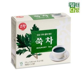 Gohyang 고향 쑥차 15스틱 X5 Homemade Mugwort Tea 15 Sticks X5