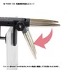 Prox PX8302ICMKG One-Touch Wakasagi Removal Iron Claw (Vice Type), Black