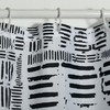 Spirella Anti-Mould Shower Curtain - Anti-Bacterial, Washable, Waterproof, Polyester, "Connection"