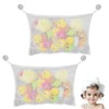 2 Pcs Bath Toy Storage, Large Bath Toy Storage Mesh