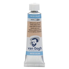 Acuarela, Van Gogh, 10 ml Amarillo Nápoles Rojo 224.