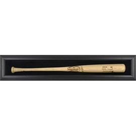 Mounted Memories Black Framed Single Bat Display Case