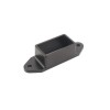 Plum Fittings 1" x 2" Aluminum Fence Stationary Wall Mount