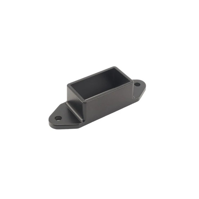 Plum Fittings 1" x 2" Aluminum Fence Stationary Wall Mount