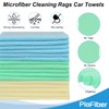 PioFiber Shop Towels – 50 Pack Edgeless Microfiber Cleaning Cloths,