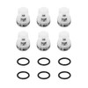 6-Pack Pressure Washer Pump Check Valves Kit With O-Rings Fits