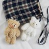 Cute bag charm decoration bear doll keychain key holder / 귀여운 가방고리 장식 꾸미기 곰 베어 인형 열쇠고리 키홀더
