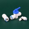 Rowiz Water Float Ball Valve with 1/4" Quick Connect Push