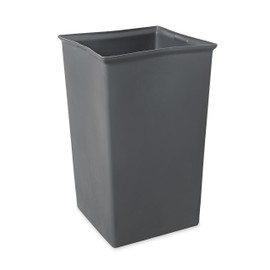 Rubbermaid Commercial Products Rigid Trash Can Liner, 35.5-Gallon, Gray, Garbage Can/Bin/Wastebasket Liner