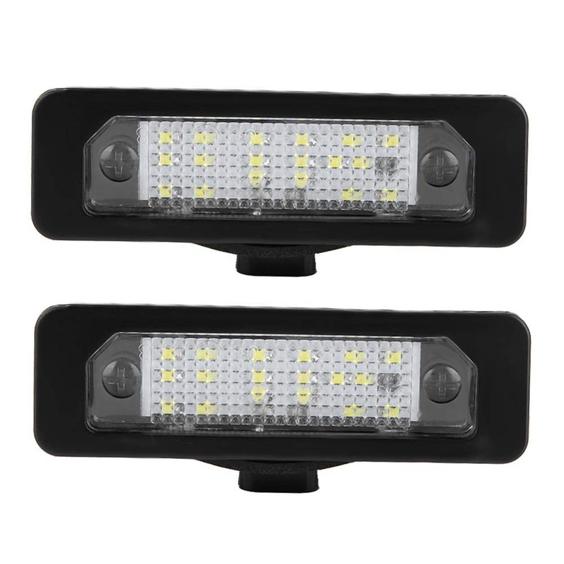 Acouto License Plate Light for, 2pcs Car LED License Plate