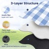 sapsisel - Manta de Picnic de 80 x 80 Pulgadas,