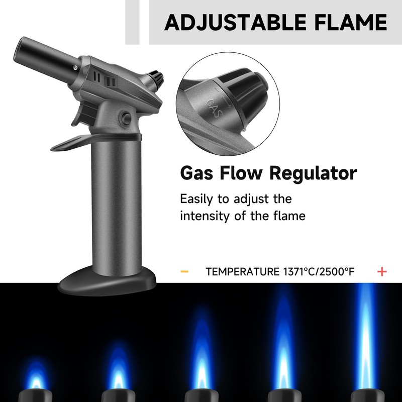 Peaks Comforts Butane Torch Blow Torch Creme Brulee Torch Refillable