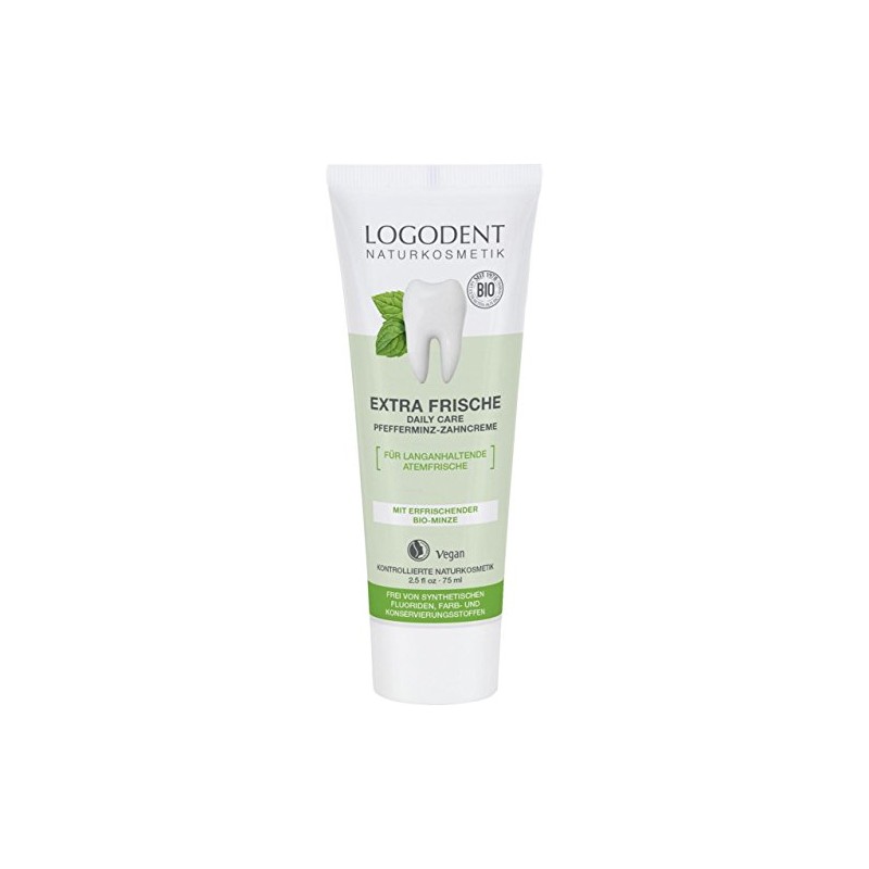 Logona Daily Brush, 2.5 fl oz (75 ml) (Mint, Extra