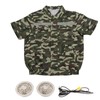 Cooling Fan Jacket with 2 Fan 3 Levels Adjustable Fast