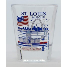 St. Louis Missouri Great American Cities Collection Shot Glass