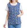 Nanxson Women Cobbler Apron with 2 Patch Pockets, Cotton Printed