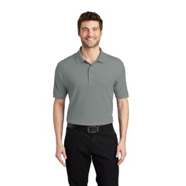 Port Authority Silk Touch Polo, Cool Grey, 3X-Large