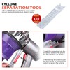 Motor Rear Cover + Post HEPA Filter Compatible with Dyson