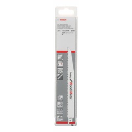 Bosch Professional 5 pieces Sabre Saw Blade S 1110 VF Heavy for Wood and Metal (Length 225 mm, sabre saw accessories)