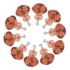10Pcs Crystal Door Knobs 30mm Crystal Glass Door Knobs Diamond