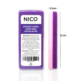 Pumice PU for Feet - Hard Callus Remover - Dry Cracked Heel Scrubber for Feet - Foot Scrubber - Pedicure Tool - Ideal for Dry Skin On Feet by Nico Stevens