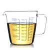 2 Cup Borosilicate Glass Measuring Cup With 50ML Intervals Scale